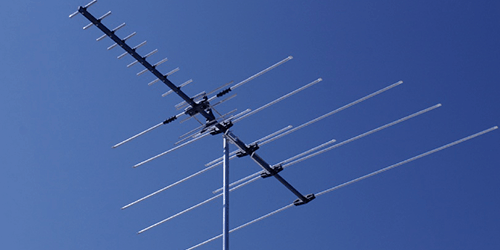 Clear blue tv store antenna