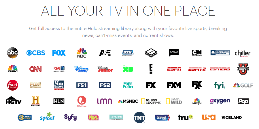 Popular Hulu Channels for 2023 [Channel List for Hulu + Live TV]