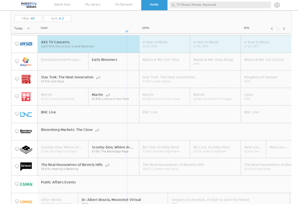YouTube TV vs. DIRECTV via 2023 Comparison