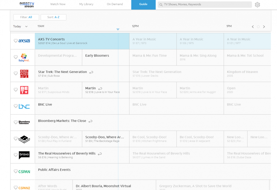 YouTube TV vs. DIRECTV via 2023 Comparison