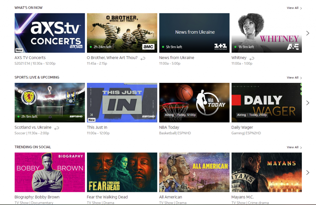 YouTube TV vs. DIRECTV via 2023 Comparison