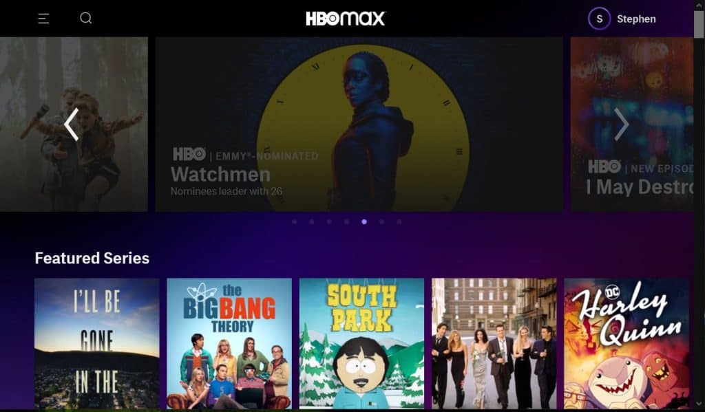 HBO Max's in-browser app - HBO Max review