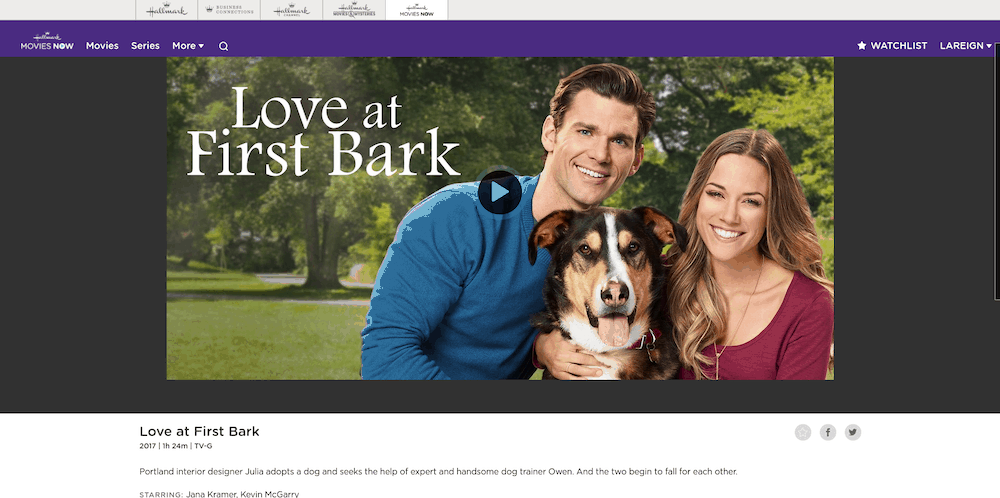 Hallmark movies now app