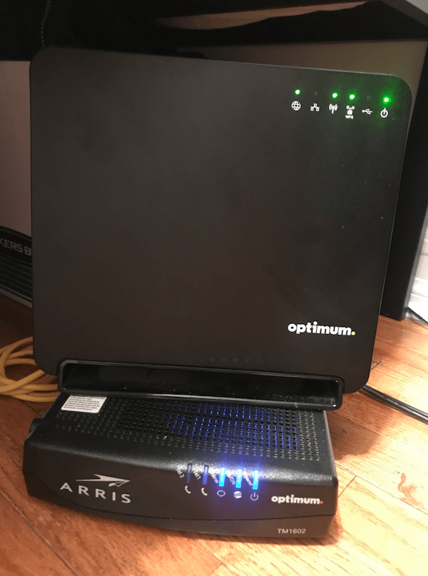 optimum modem vs router