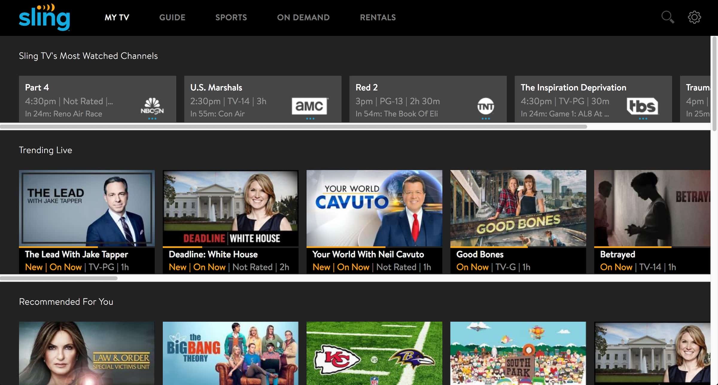 sling tv latino price