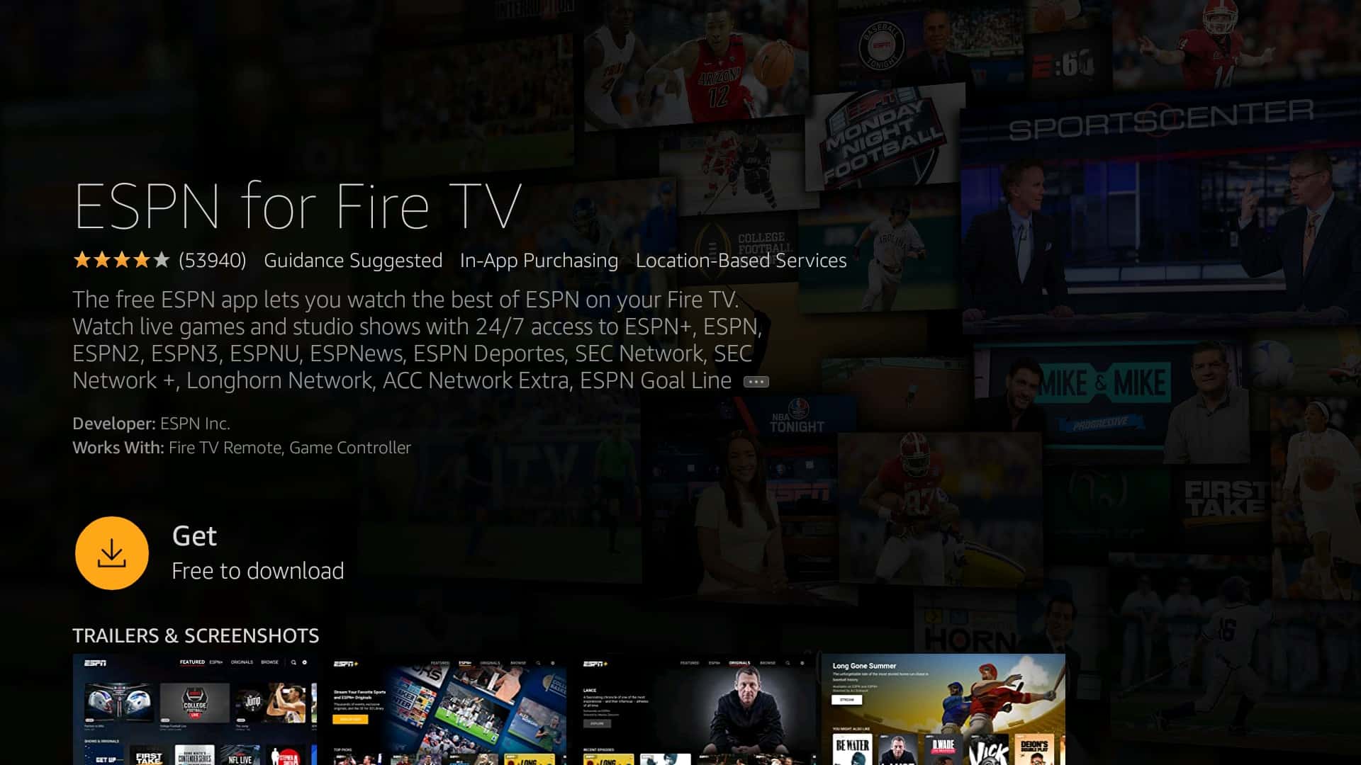 espn chromecast app