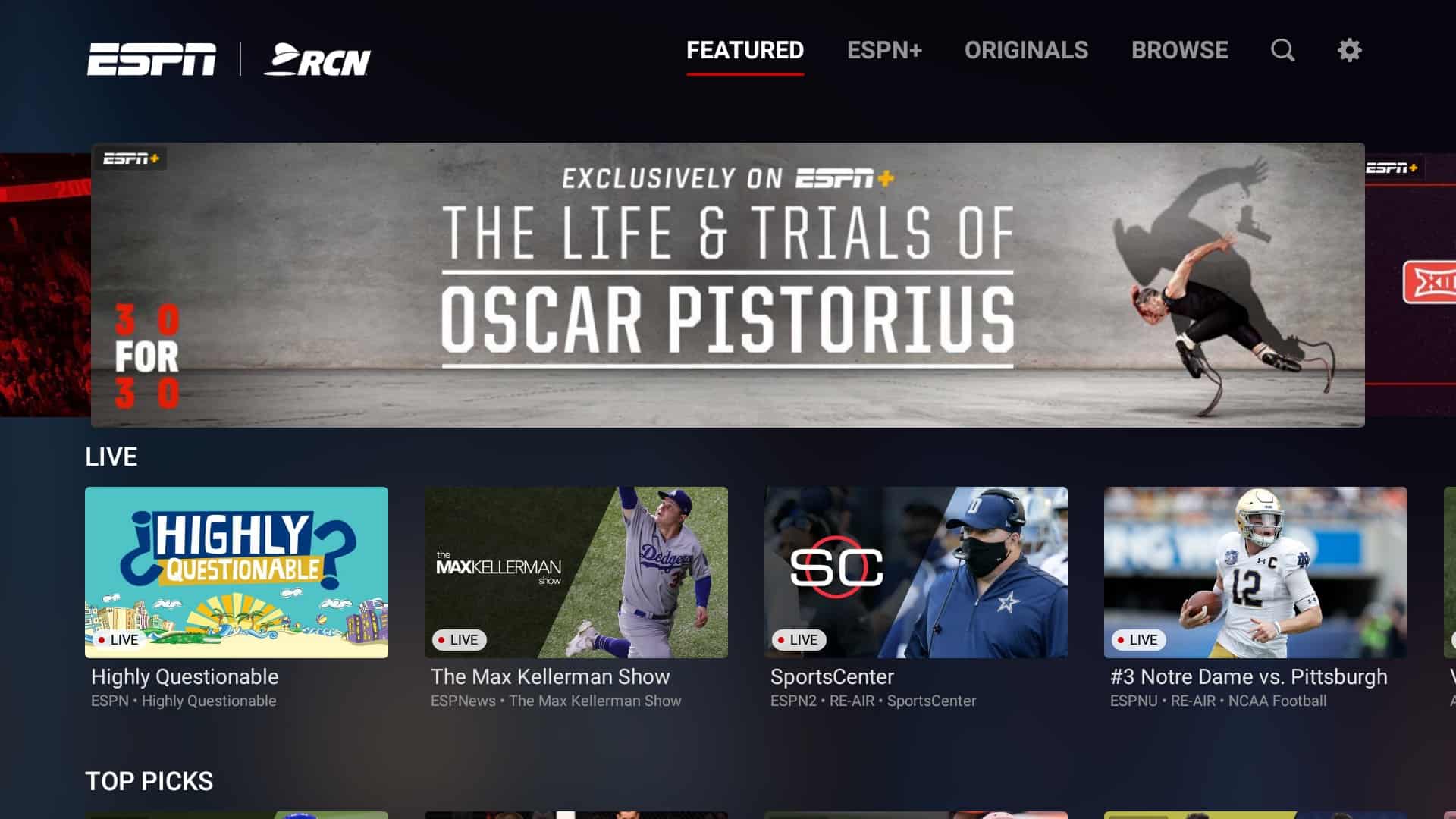 Image of espn-fire-tv-home