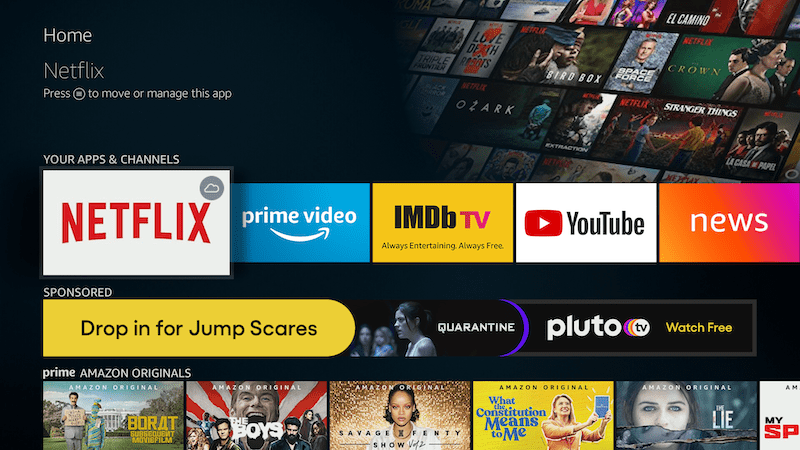 Fire TV Homepage