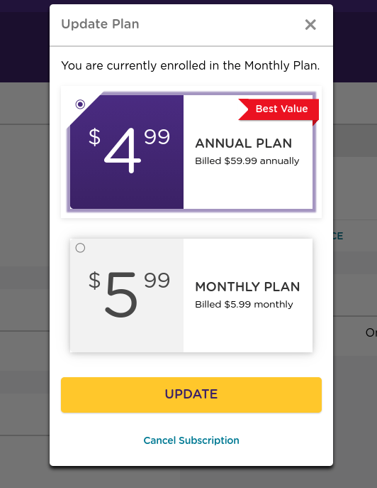 Hallmark Plan Breakdown