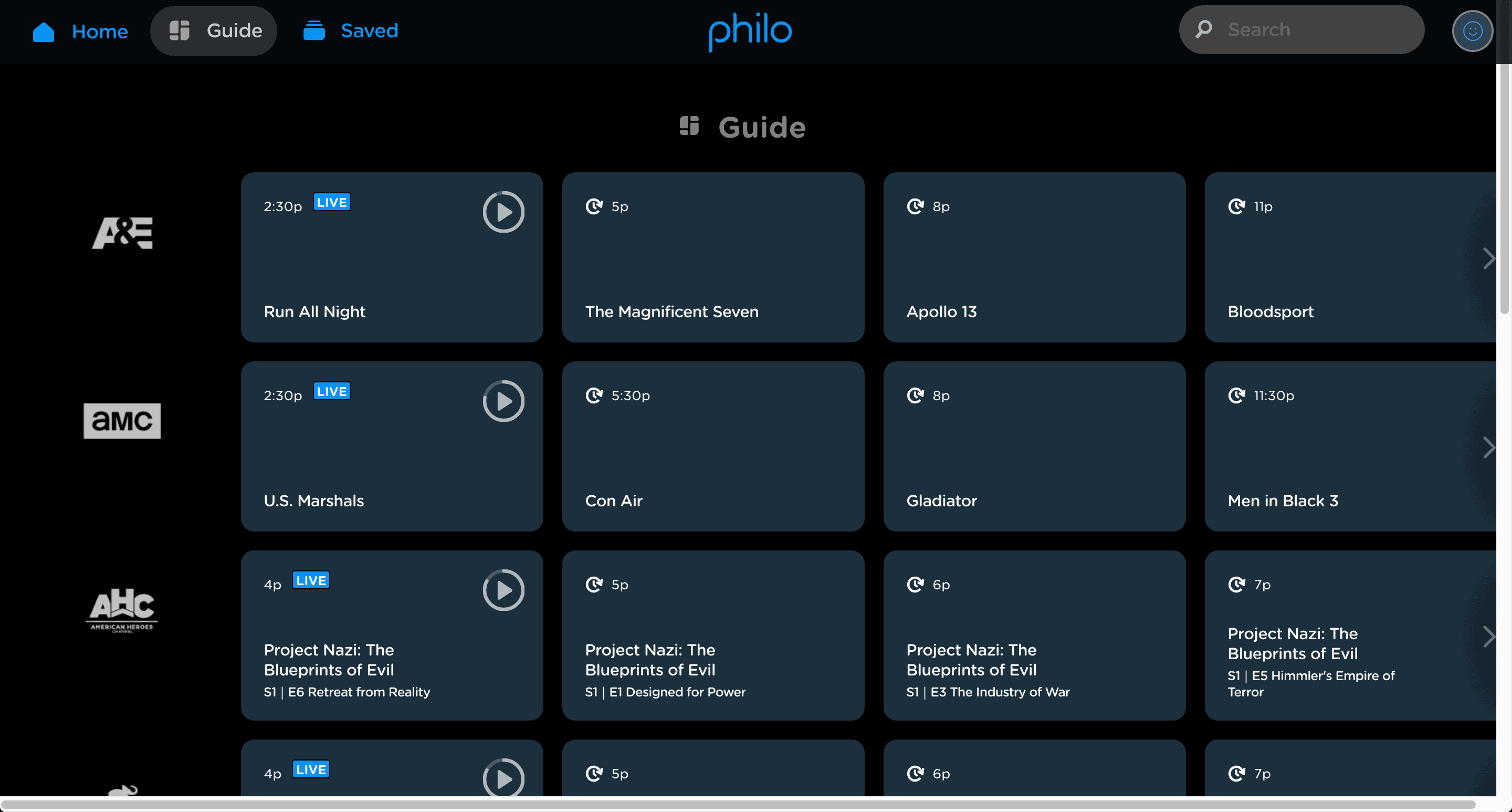 Philo Channel Guide