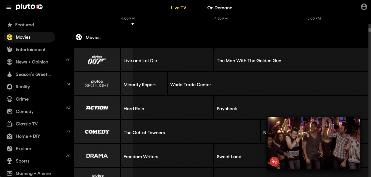 Pluto TV Free TV Pluto TV Channels, App, Movies, Streaming