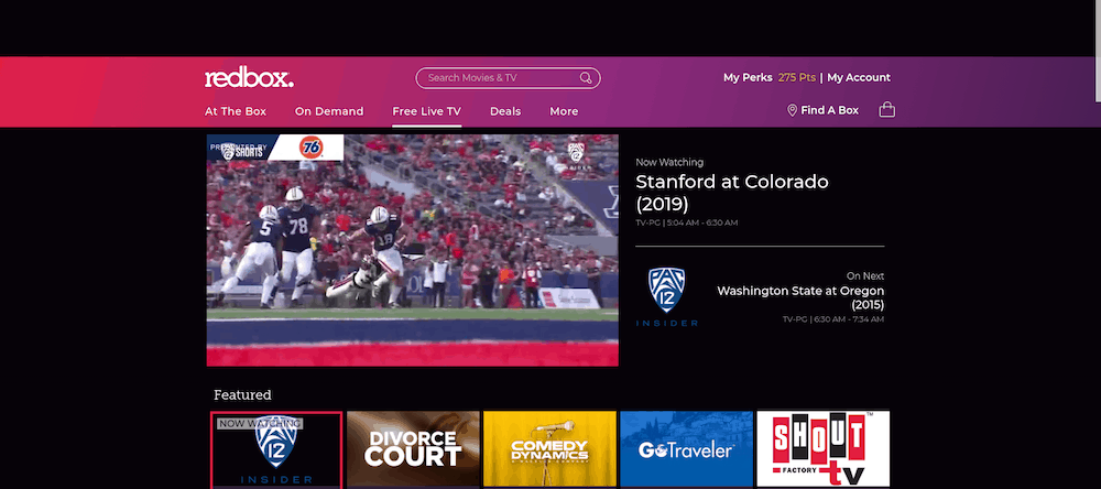 Redbox - Pac-12 Replay