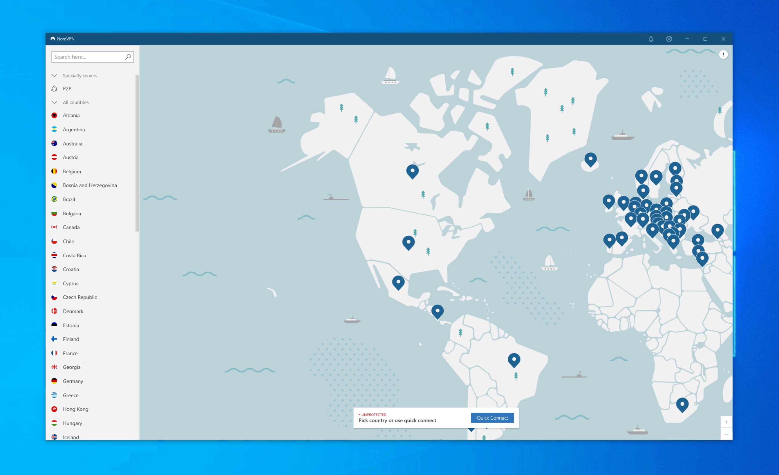 Connecting to NordVPN