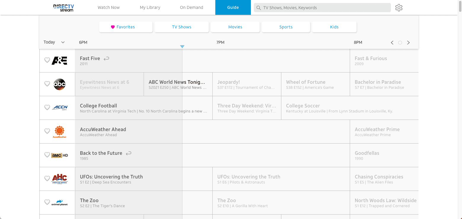 DIRECTV via Internet Cost and Subscription Pricing CordCutting