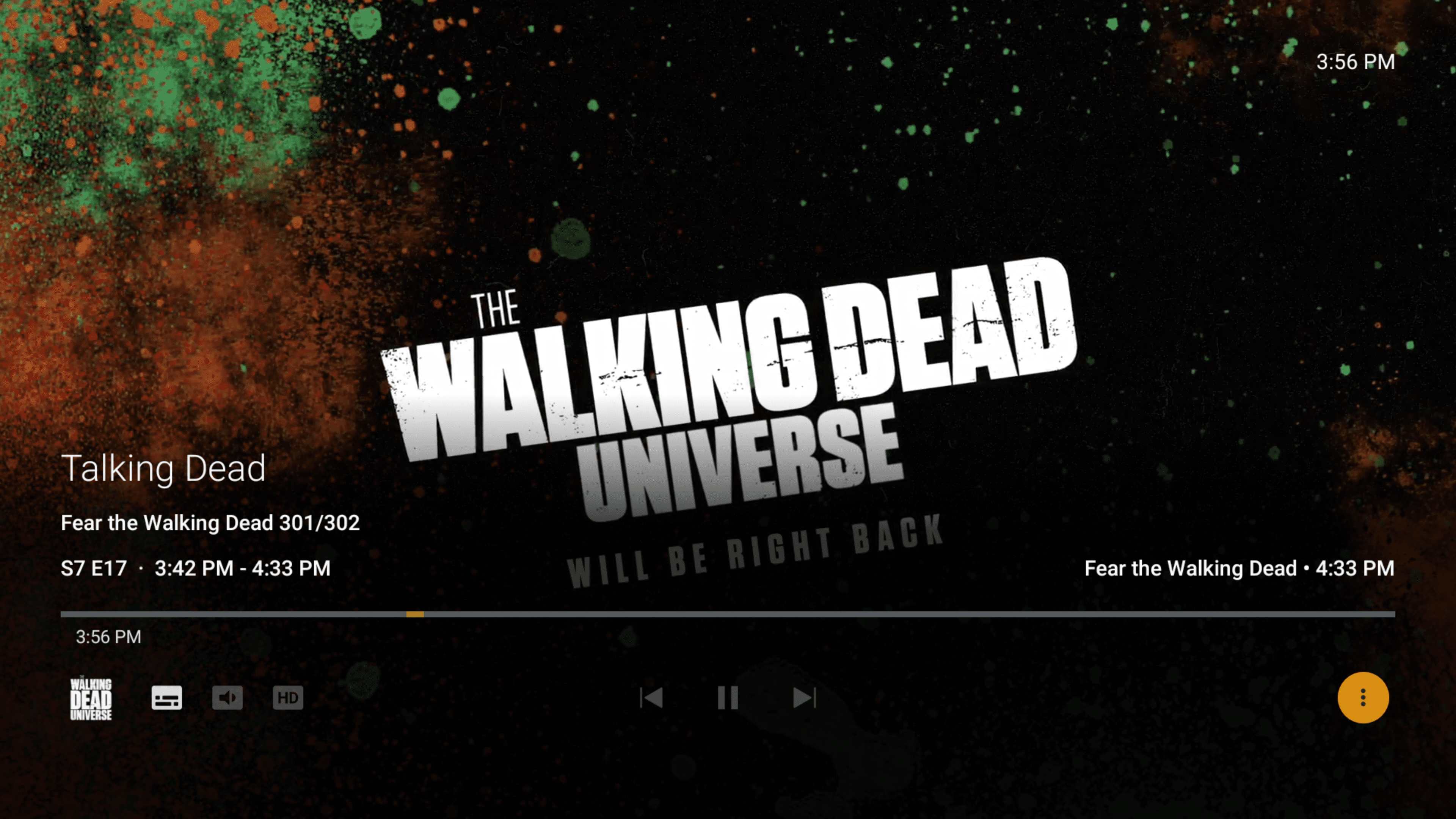 "The Walking Dead Universe" on Plex