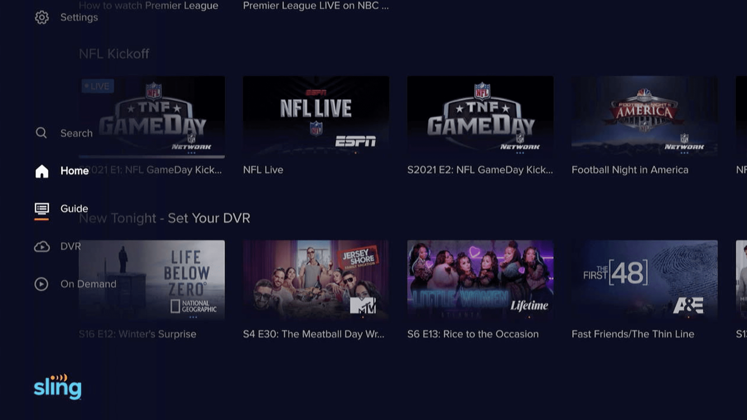 Best Sling Package for Football: Live Stream NFL With Sling TV