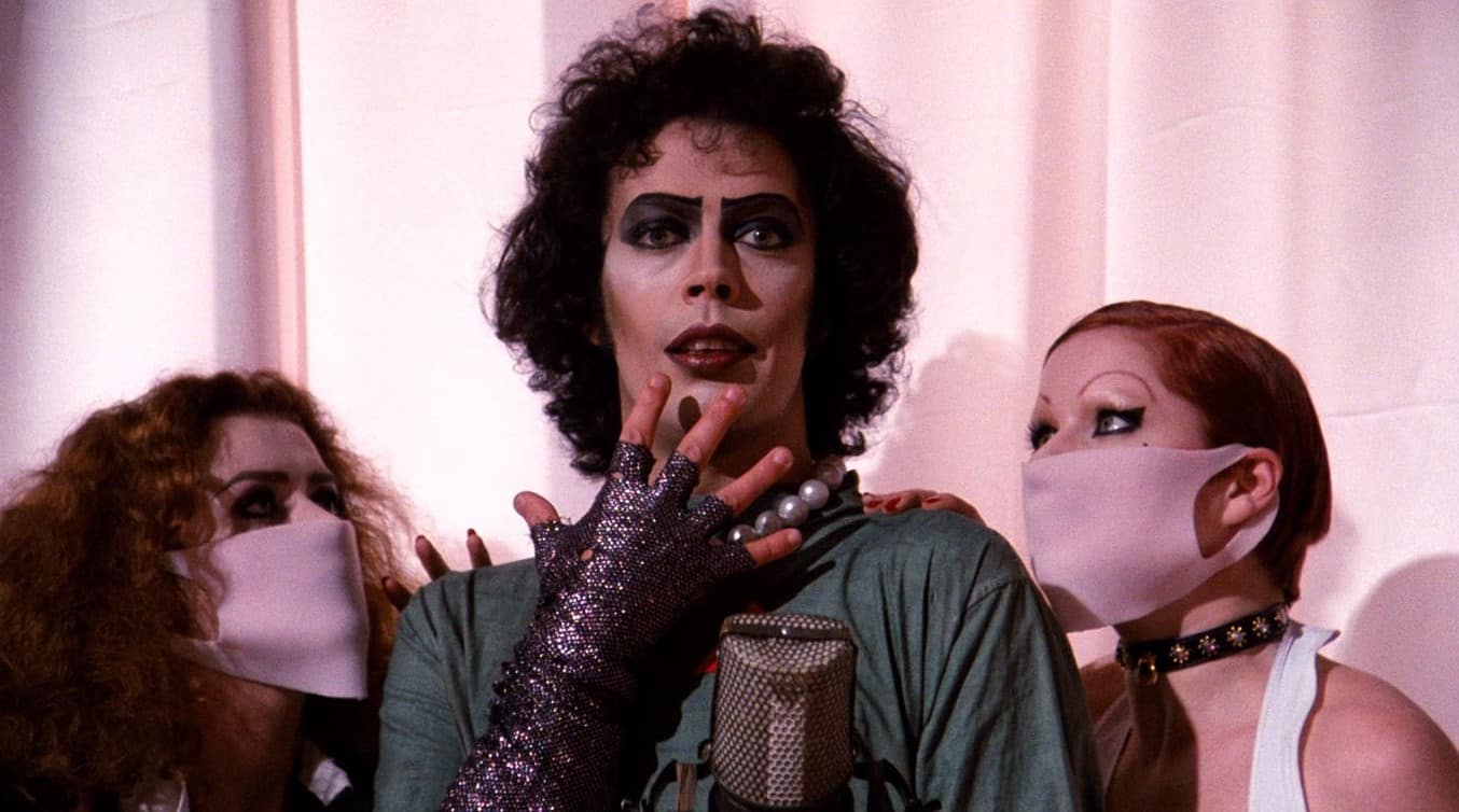 Columbia and Magenta looking at Dr. Frank-N-Furter