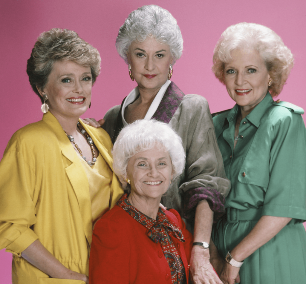 The main cast of the show The Golden Girls