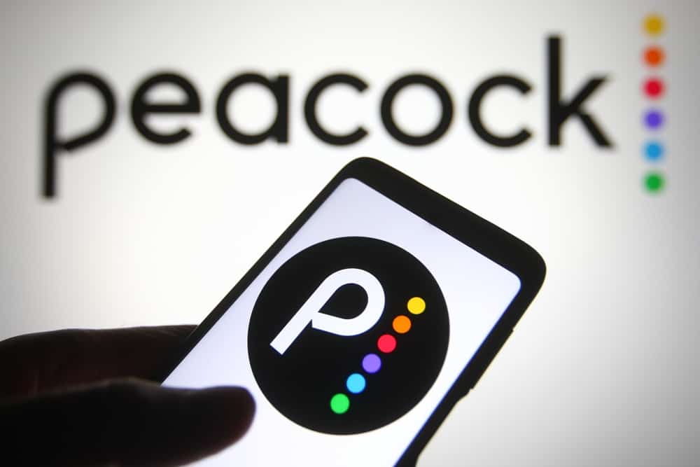 Streaming Peacock on phone