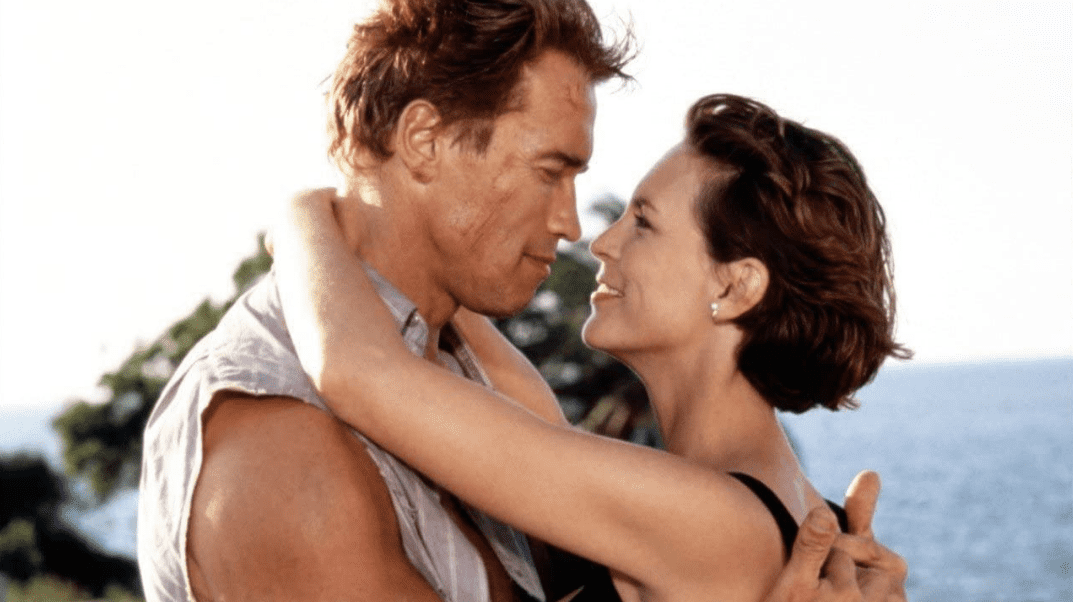 Harry (Arnold Schwarzenegger) and Helen (Jamie Lee Curtis)