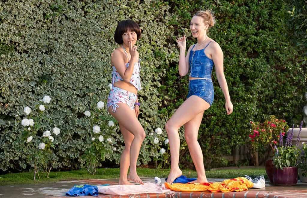 Maya Ishii-Peters (Maya Erskine) and Anna Kone (Anna Konkle) (Image: Hulu)