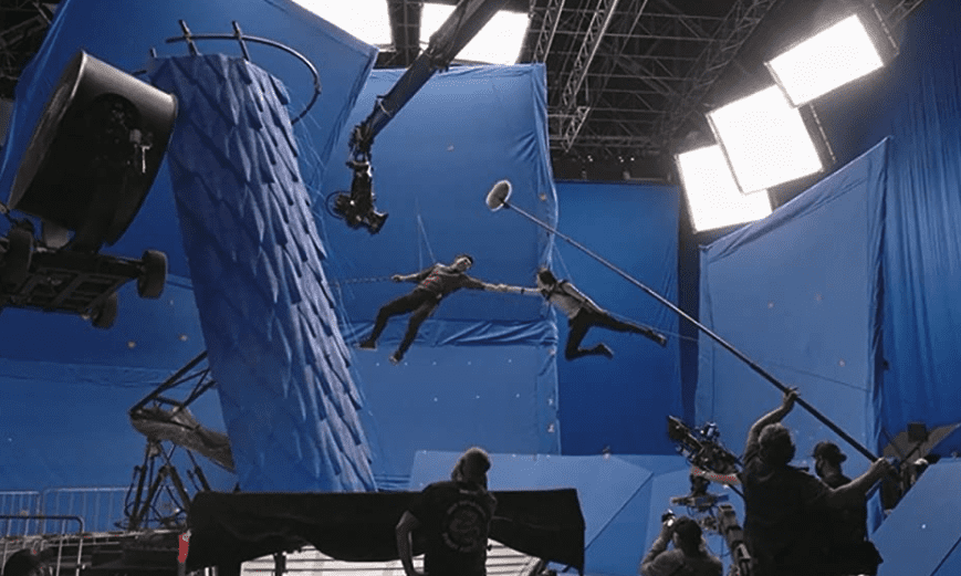 A look into how action scenes are filmed. 
