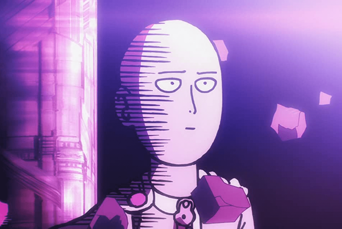 One-Punch Man’s iconic unimpressed expression