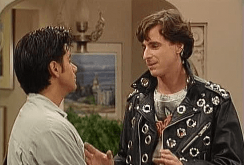 Bob Saget and John Stamos in this image from Hulu 