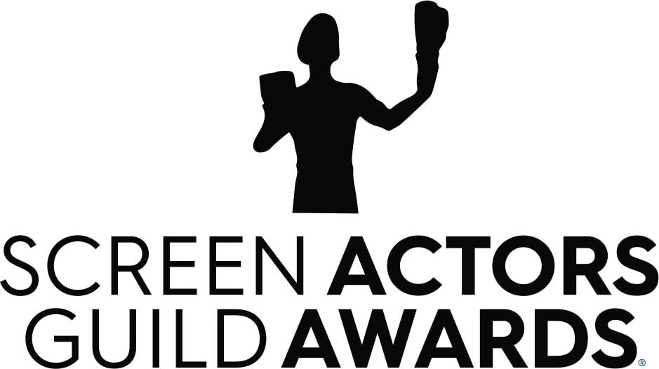 The Screen Actors Guild Awards logo in this image from SAG-AFTRA