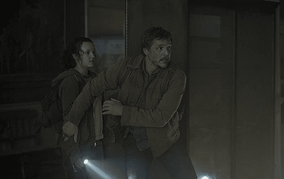 Pedro Pascal and Bella Ramsey in this image from HBO