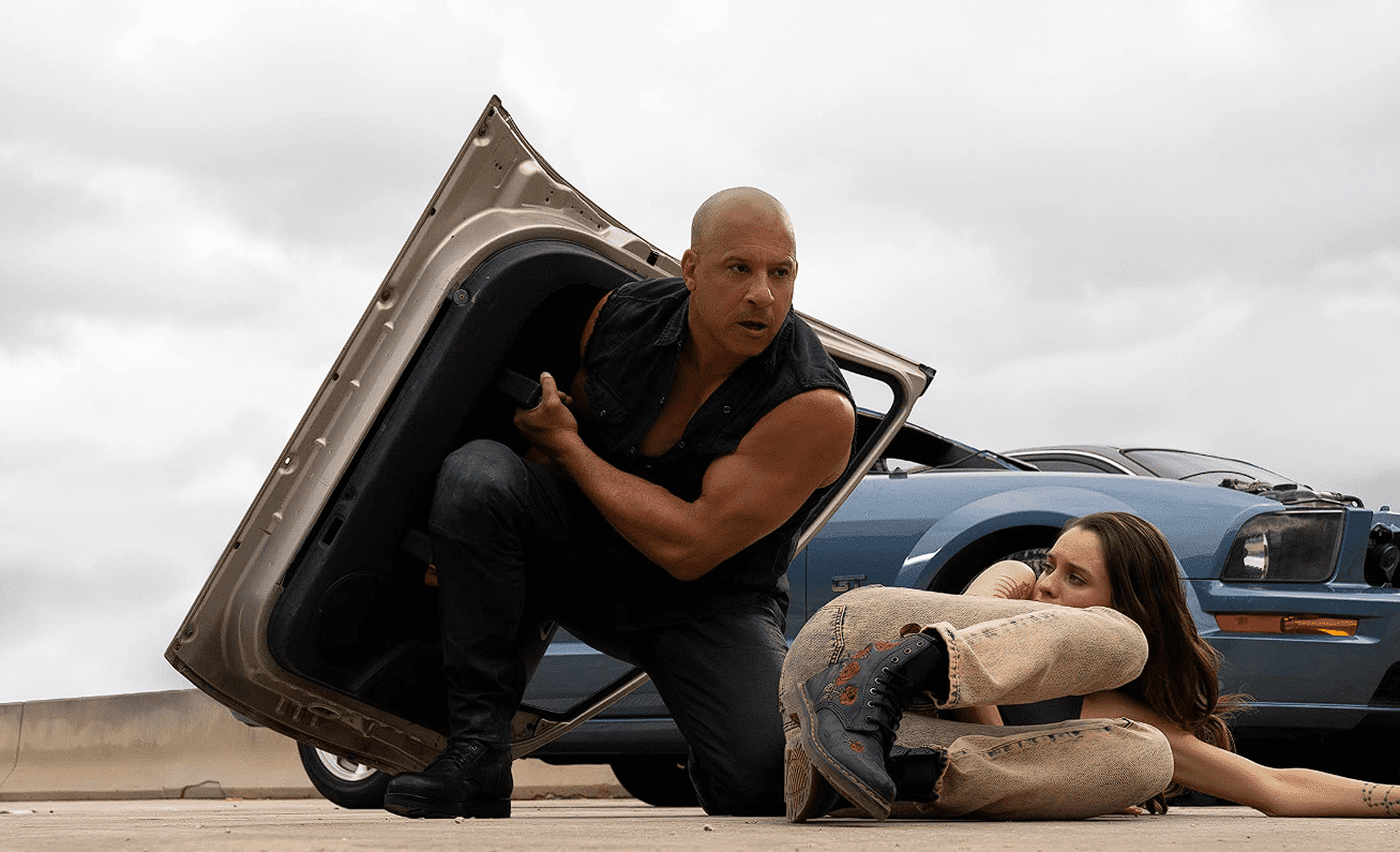 Vin Diesel and Daniela Melchior in this image from Universal Pictures 