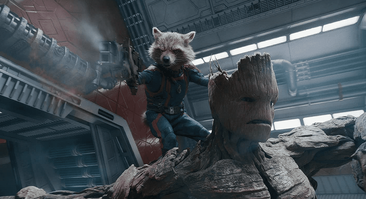 Rocket and Groot in this image from Marvel Studios 