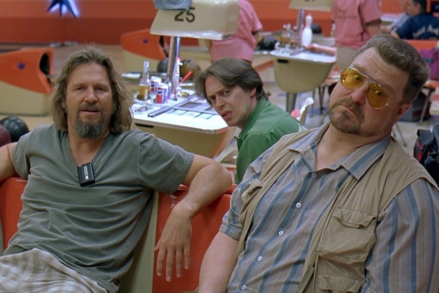 Jeff Bridges, Steve Buscemi, and John Goodman in this image from Peacock