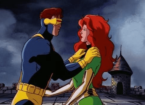 Jean Grey and Cyclops in this image from Disney Plus