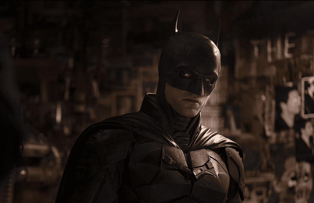 Robert Pattinson as Batman in “The Batman” in this image from HBO Max 