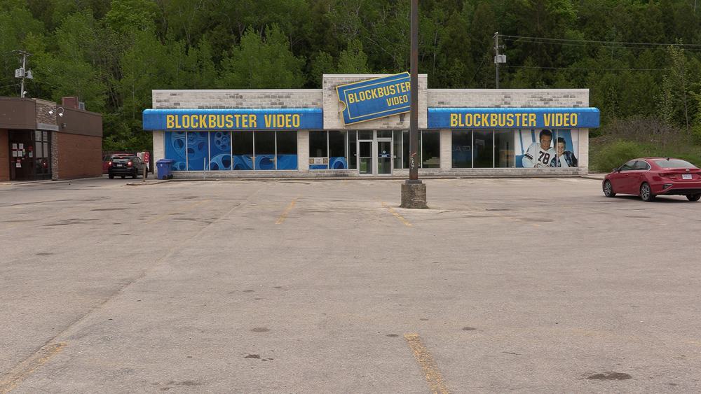 Exterior of a Blockbuster in this image from Shutterstock