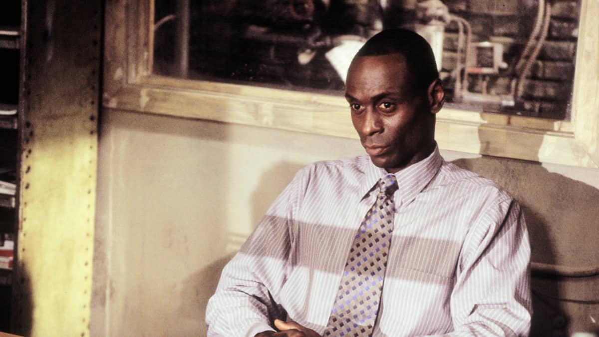 Lance Reddick in this image from HBO Max