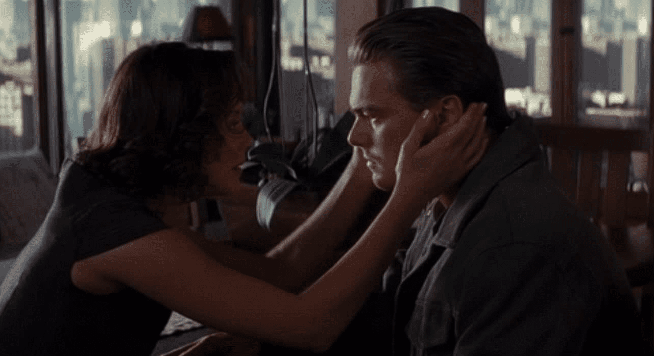 Leonardo DiCaprio and Marion Cotillard in this image from HBO Max