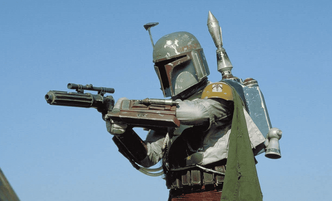 Jeremy Bulloch as Boba Fett in this image from Lucasfilm 