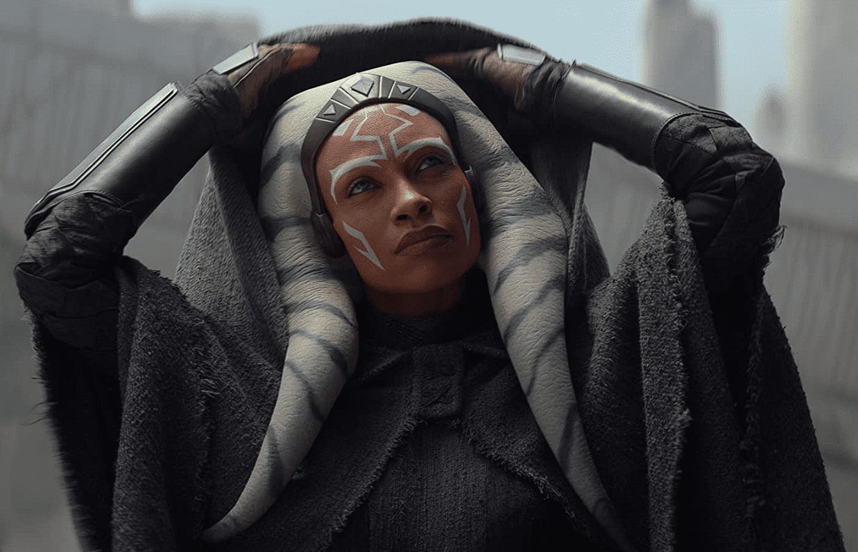 Rosario Dawson as Ahsoka Tano in this image from Disney