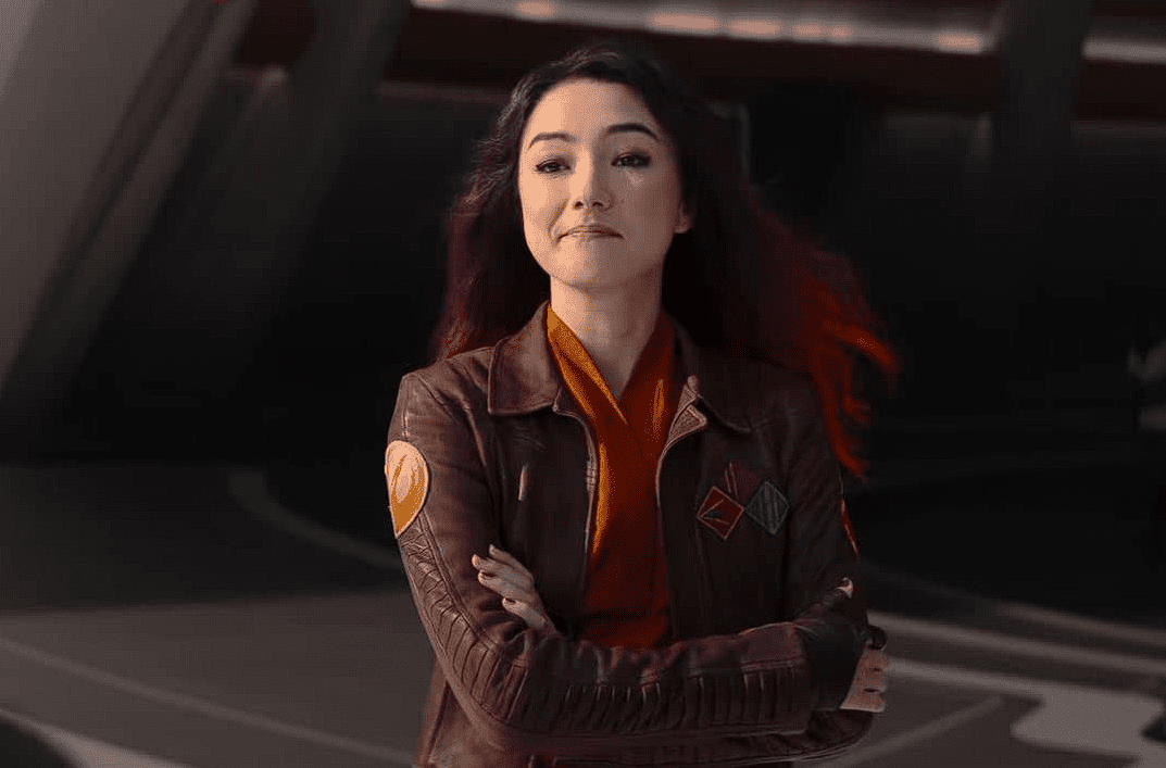 Natasha Liu Bordizzo as Sabine Wren in this image from Disney