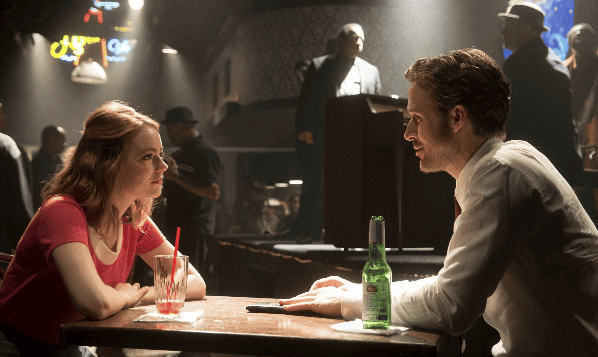 A couple enjoys drinks together in a jazz bar in this image from Summit Entertainment