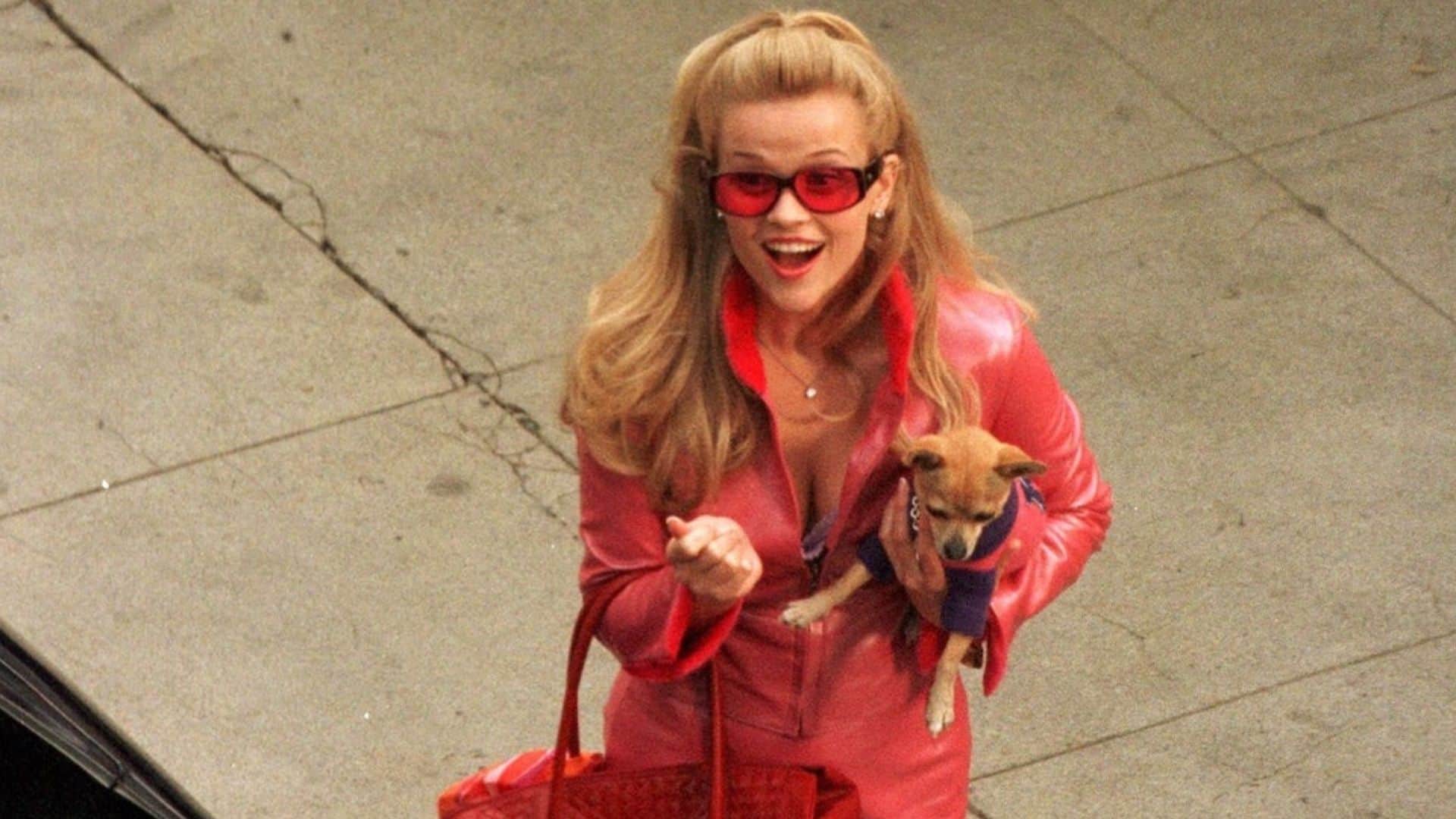 Reese Witherspoon holds a dog in this image from Metro-Goldwyn-Mayer.