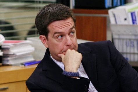 Andy Bernard in this image from NBC Universal Television Studios