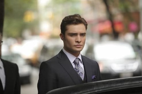 Chuck Bass in this image from Warner Bros. Television