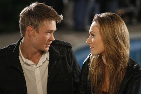 Lucas Scott and Lindsey Strauss in this image from Tollin/Robbins Productions 