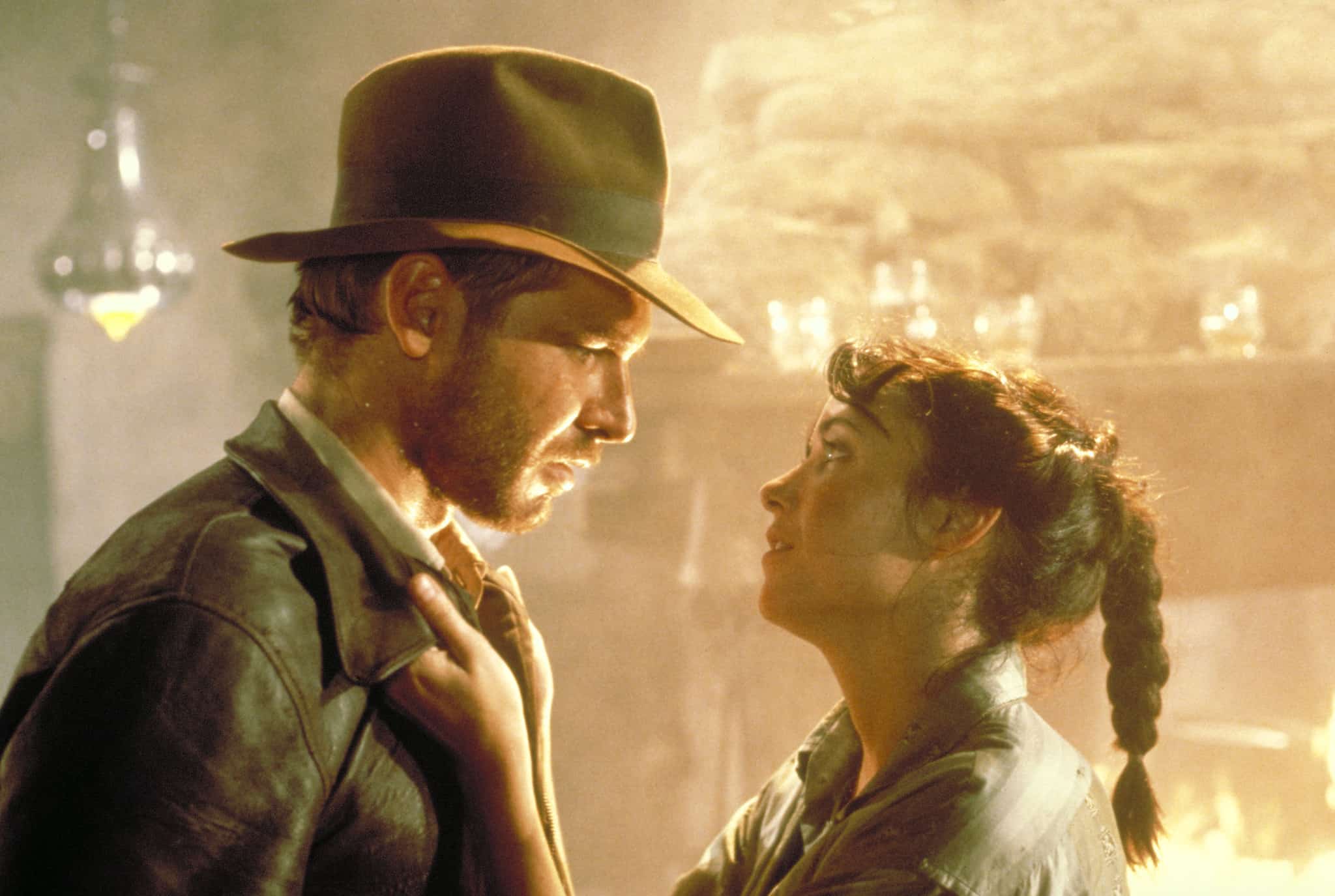 Harrison Ford and Karen Allen in this image from Lucasfilm
