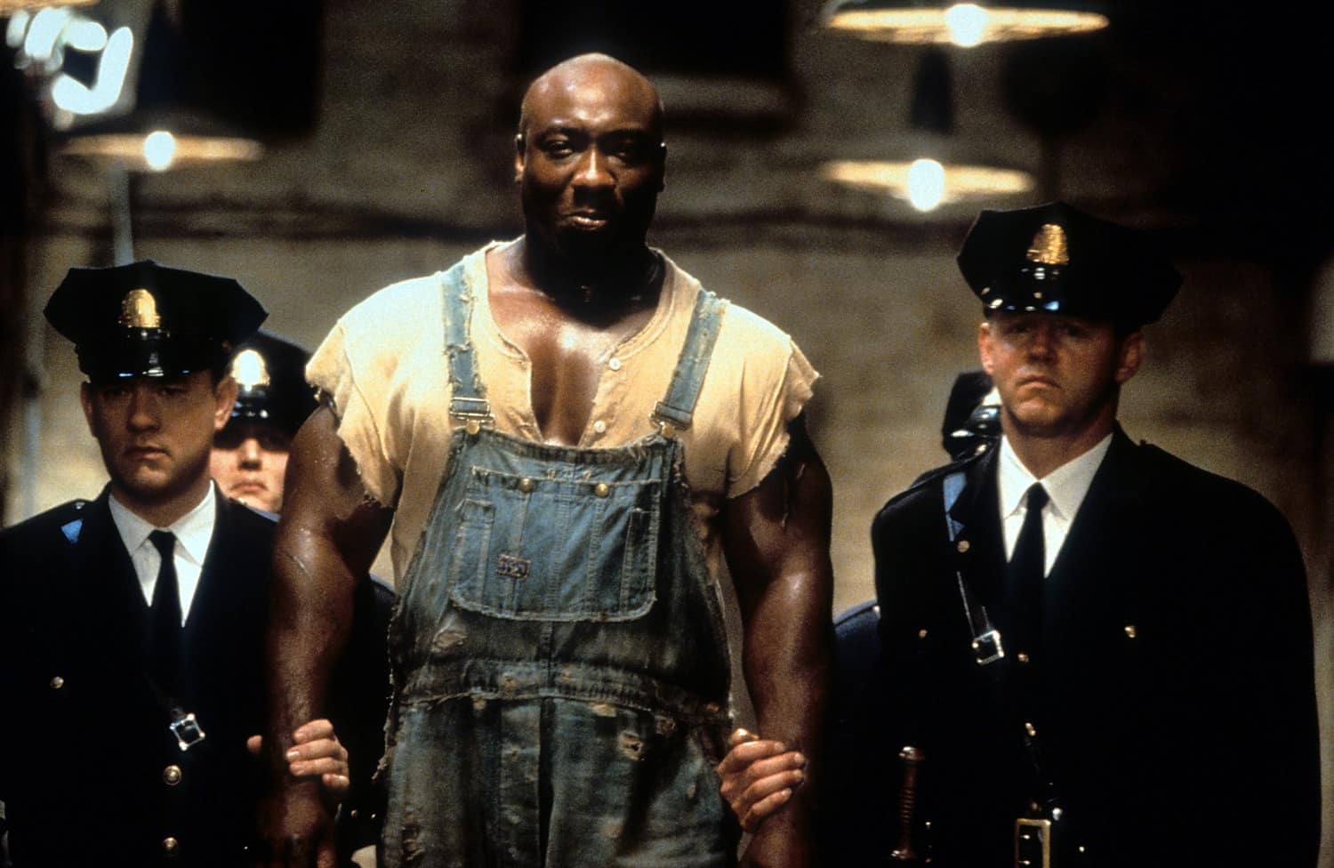 Paul Edgecomb, John Coffey, and Dean Stanton in this image from Warner Bros