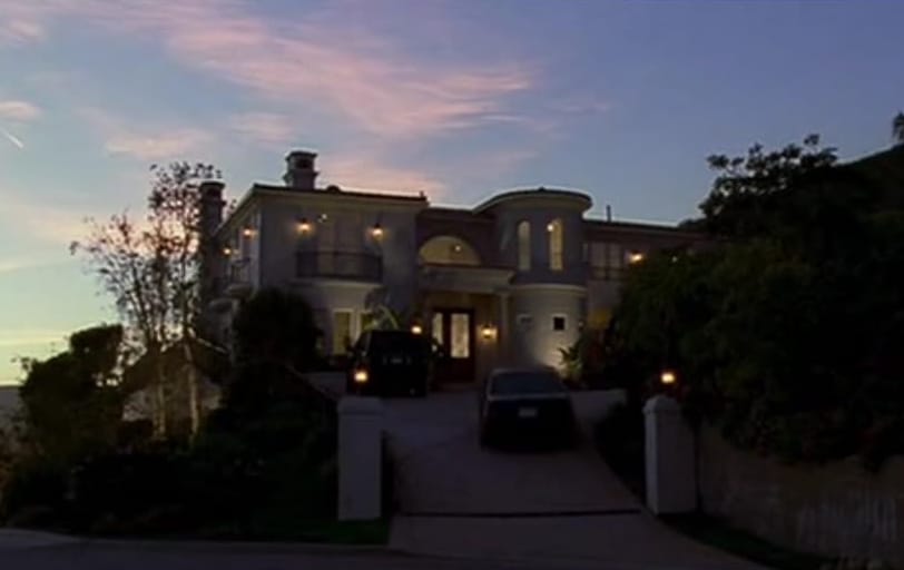 A mansion is featured in this image from Warner Bros. Studios