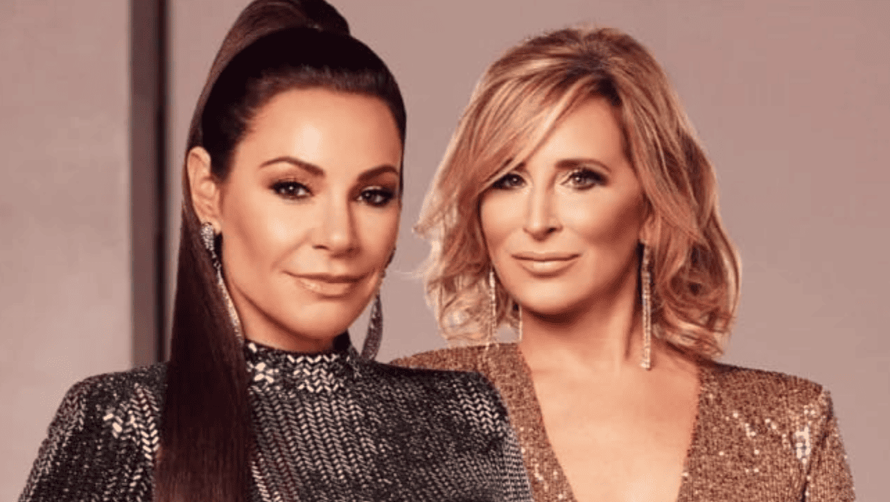 Promotional headshots featuring Luann de Lesseps and Sonja Morgan in this image from Ricochet Television